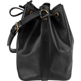 Louis Vuitton Noir Epi Leather Sac Noé Petit Shoulder Bag