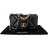 Chanel 19 Quilted Lambskin Single Flap Crossbody Bag