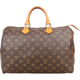 Louis Vuitton Monogram Canvas Speedy 35 Handbag