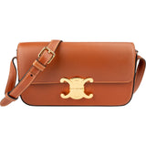 Celine Smooth Calfskin Teen Triomphe Small Shoulder Bag