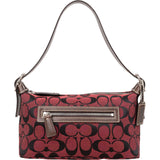 Coach Red Monogram Signature Demi Mini Handbag