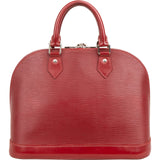 Louis Vuitton Red Epi Leather Alma PM Handbag