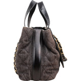 Chanel Stitching Denim CC Shoulder Handbag