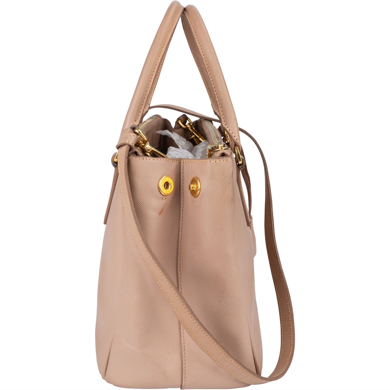 Prada Saffiano Leather Lux Galleria Handbag - vintageandkickz