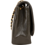 Chanel Quilted Lambskin 24K Gold Diana Single Flap Crossbody Bag