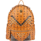 MCM Monogram Stark Studded Visetos Large Backpack