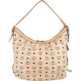 MCM Monogram Visetos Hobo Shoulder Bag