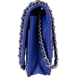 Chanel Surpique Stitched Calfskin Wallet on Chain Crossbody Bag