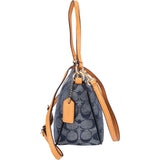 Coach Monogram Signature Denim Jual Teri Shoulder Crossbody Bag