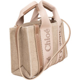 Chloé Woody Mini Tote Crossbody Handbag