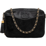 Chanel Pony Hair & Leather Tassel Camera Crossbody Bag