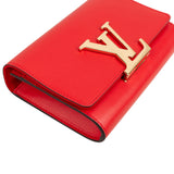 Louis Vuitton Rouge Leather Louise MM Crossbody Bag