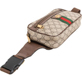 Gucci Monogram GG Supreme Canvas Ophidia Belt Crossbody Bag