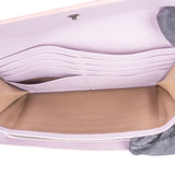 Bottega Veneta Lilac Intrecciato Ayers Python Leather Continental Wallet