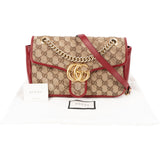 Gucci Monogram GG Quilted Canvas Marmont Crossbody Bag