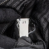 Prada Tessuto Saffiano Leather Triangle Tote Shoulder Bag