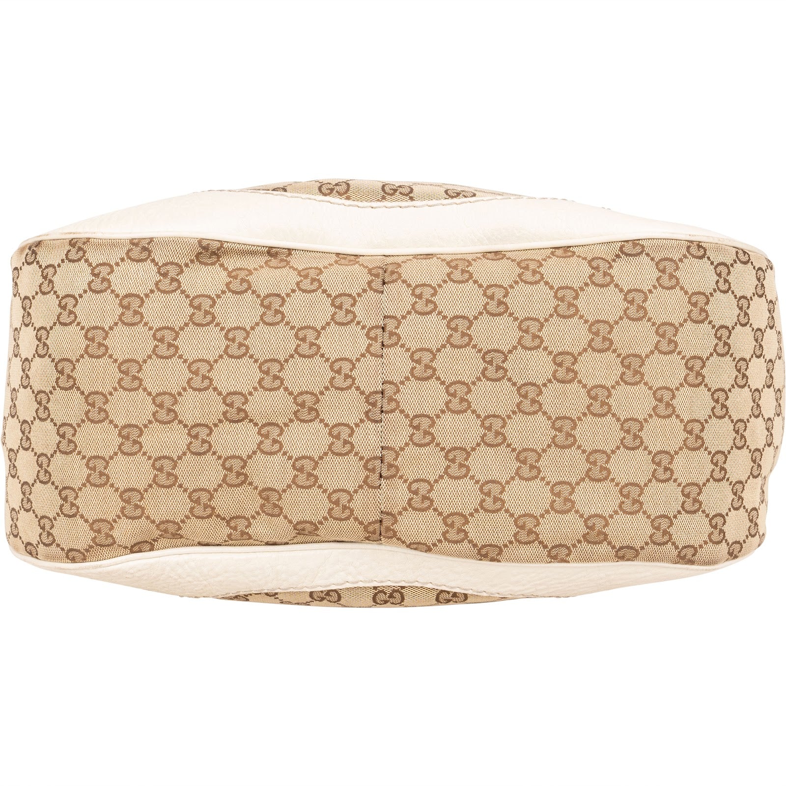 Gucci Monogram GG Canvas Charlotte Hobo Shoulder Bag - vintageandkickz