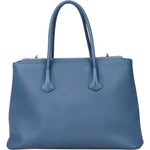 Prada Saffiano Leather Galleria Turnlock Double Handbag - vintageandkickz