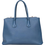 Prada Saffiano Leather Galleria Turnlock Double Handbag - vintageandkickz