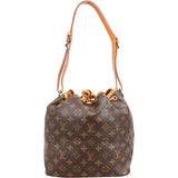 Louis Vuitton Monogram Canvas Sac Noé Petit Shoulder Bag