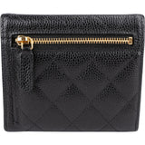 Chanel Quilted Caviar Leather Classic Small Flap Wallet