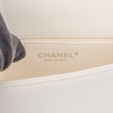 Chanel Quilted Caviar Leather Small Boy Messenger Single Flap Crossbody Bag