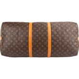 Louis Vuitton Monogram Canvas Keepall 60 Bandoulière Travel Bag
