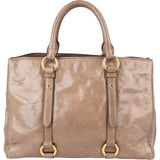 Miu Miu Vitello Lux Leather Tote Handbag
