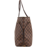 Louis Vuitton Monogram Damier Ebene Neverfull MM Shoulder Bag