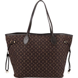 Louis Vuitton Mini Lin Monogram Neverfull MM Shoulder Bag