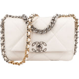 Chanel 19 Quilted Lambskin Large Single Flap Crossbody Bag