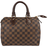 Louis Vuitton Monogram Damier Ebene Speedy 25 Handbag