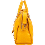 Balenciaga Yellow Leather Classic City Handbag