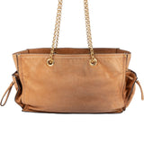 Loewe Leather Crowns Tote Chain Crossbody Bag