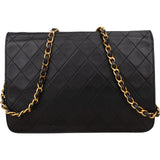 [🔄️B14 / F18] Chanel Quilted Lambskin Medium Double Flap Shoulder Bag - vintageandkickz