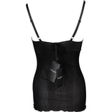 Saint Laurent Black Laced Trimmed Camisole Silk Top (S)