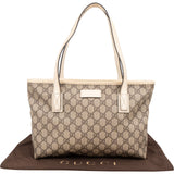Gucci Monogram GG Supreme Canvas Small Tote Shoulder Bag