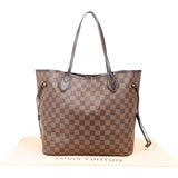Louis Vuitton Monogram Damier Ebene Canvas Neverfull MM Shoulder Bag