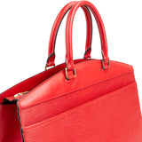 Louis Vuitton Red Epi Leather Riviera Handbag