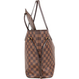 Louis Vuitton Monogram Damier Ebene Neverfull MM Shoulder Bag