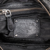 Prada Vitello Daino Ruched Hobo Shoulder Bag