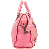Balenciaga Pink Leather Classic City Handbag