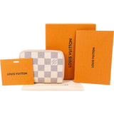 Louis Vuitton Monogram Damier Azur Canvas Small Zippy Coin Purse Wallet