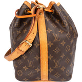 Louis Vuitton Monogram Canvas Sac Noé Petit Shoulder Bag