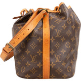Louis Vuitton Monogram Canvas Sac Noé Petit Shoulder Bag