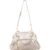 Miu Miu Vitello Lux Leather Padlock Handbag