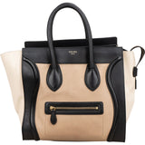 Céline Tricolor Leather Large Luggage Handbag