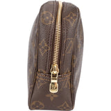 Louis Vuitton Canvas Monogram Trousse Toilette 23 Clutch - vintageandkickz