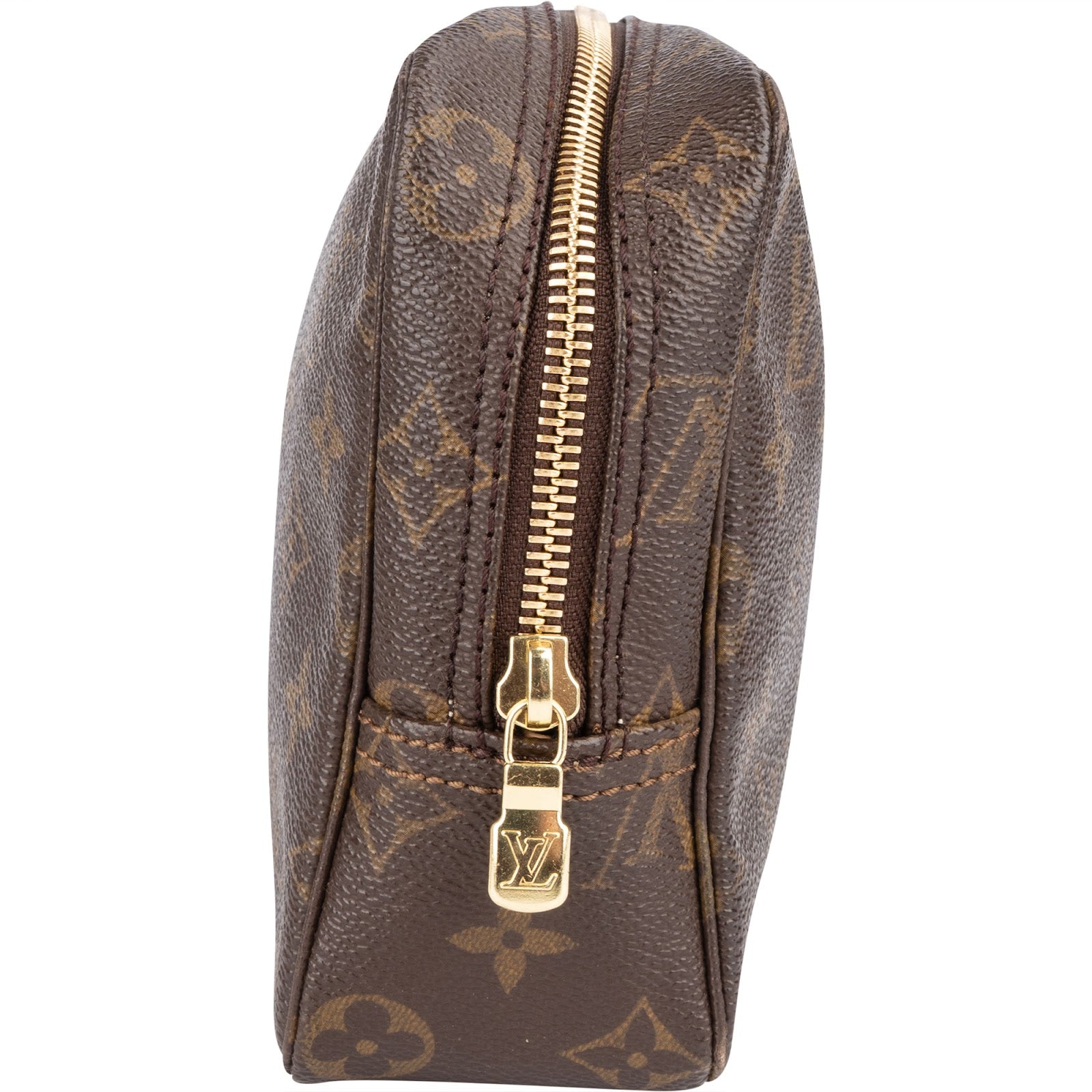 Louis Vuitton Canvas Monogram Trousse Toilette 23 Clutch - vintageandkickz