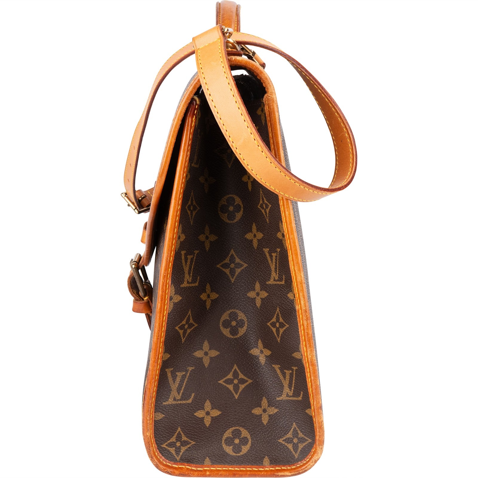 Louis Vuitton Monogram Canvas Bel Air Briefcase Handbag - vintageandkickz